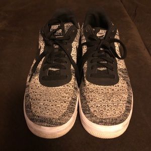 Mens Nike Air Force 1 Flyknit sneakers